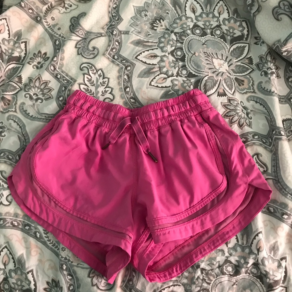 Pink LULULEMON shorts!!